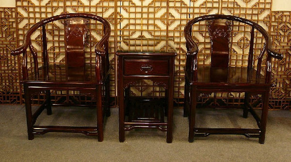 紫檀木明式圈椅三件椅組04