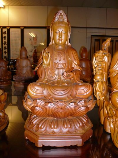 梟楠木全蓮觀音09