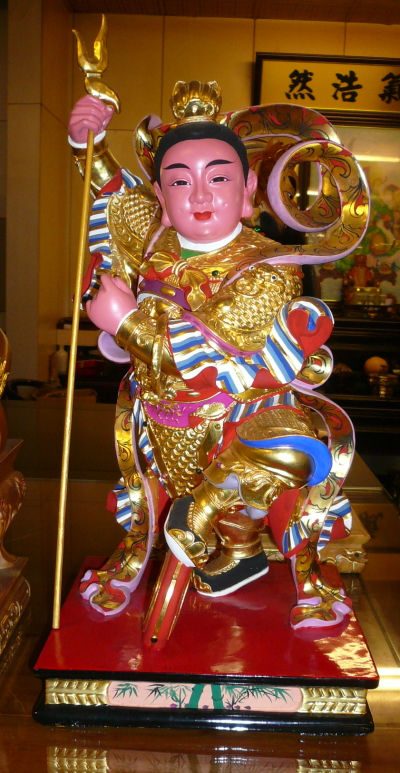 樟木中壇元帥彩繪安金(ㄧ輪)30