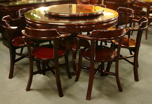 原木家具的實木餐桌、原木桌板、實木桌椅組5