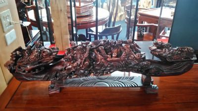 酸枝木雕如意藝品